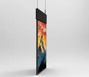 55 дюймов свободно стоящая ЖК-реклама двойной экран Интерактивная реклама ЖК-оборудование