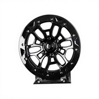 Nouvelles jantes de remplacement tout-terrain XCD 20 pouces en alliage d'aluminium forgé noir brillant Beadlock 5x5.5 PCD/ET personnalisé 4x4 SUV Wrangler Hilux