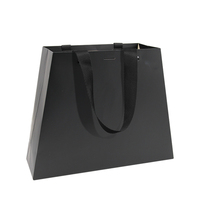 Sacs en papier trapézoïdaux de luxe imprimés en couleur Lipack, 100 pièces MOQ, pour les États-Unis