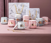 Mug en marbre Flamingo Phnom Penh, cadeau de luxe pour anniversaire, mariage, Saint-Valentin, cadeaux de papeterie, coffret cadeau promotionnel d'entreprise