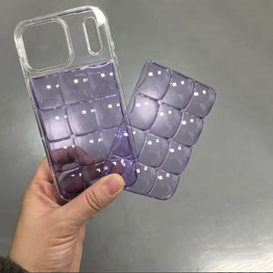 <span class=keywords><strong>Coque</strong></span> de téléphone en TPU à texture 3D de luxe 2026 avec design antichoc, <span class=keywords><strong>coque</strong></span> souple à couverture intégrale pour iPhone 15/16/17 - Product Image 4