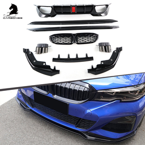 ขายส่งด้านหน้าลิปดิฟฟิวเซอร์ ABS กลอสสีดำรถชุดสำหรับ BMW <span class=keywords><strong>3</strong></span>ชุด G20 - Product Image 2