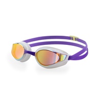 Lunettes de natation pour adultes et jeunes, compétition, fitness, vision large, verres avec revêtement miroir, anti-buée, protection UV