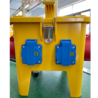 Boîtier de prise de courant 12 modules de haute qualité IP54 boîtier de distribution portable extérieur étanche avec disjoncteur MCB et RCD