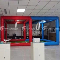 Terrain de football gonflable pour drone, cadre de drone gonflable géant, clôture pour jeu de vol de drone, compétition