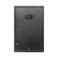 Haut-parleur mural actif 2x30W avec fonction d'alerte d'urgence et micro sans fil UHF pour l'école et l'audio commercial
