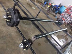 <span class=keywords><strong>Essieu</strong></span> de <span class=keywords><strong>remorque</strong></span> droit 750KG 39mm carré <span class=keywords><strong>essieu</strong></span> de <span class=keywords><strong>remorque</strong></span> non freiné ensemble d'<span class=keywords><strong>essieu</strong></span> de renvoi pour camping-car de <span class=keywords><strong>bateau</strong></span> de RV - Product Image 3