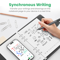 NEWYES Electronic Smart Reutilizable Sync Pen Notebook Set Almacenamiento en la nube Recargable Digital Smart Pen para dibujar Escritura con aplicación