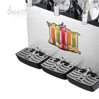 Máquina de Granizados OULI de 3 Tanques y 36L, Comercial, para Bebidas Congeladas, 220V
