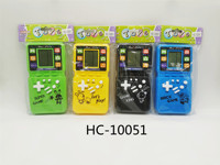 Console de jeu portable rétro mini en plastique avec écran LCD, jeu de puzzle en blocs, jouet éducatif pour enfants et adultes