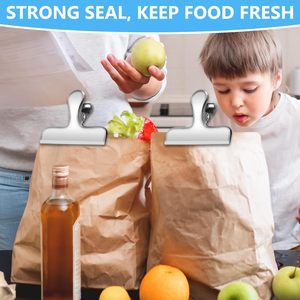 Bán buôn đa chức năng cà phê thực phẩm giấy Snack niêm phong <span class=keywords><strong>Clip</strong></span> túi thép không gỉ <span class=keywords><strong>Clip</strong></span> - Product Image 6