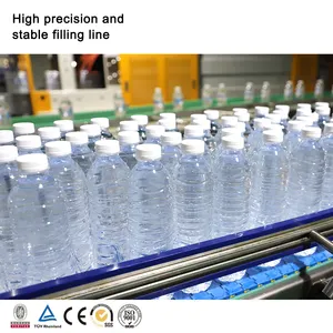 Automatic mineral drinking water bottling plant 3 in 1 bottle washing filling capping machine turnkey project