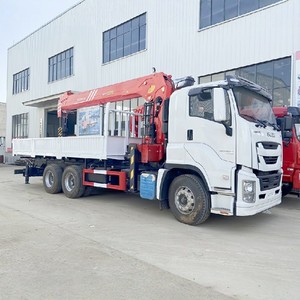 รถบรรทุกติดเครน ISUZU GIGA 6x4 สำหรับงานหนัก 12 ตัน พร้อมบูมยืดไสลด์ ขาย - Product Image 6