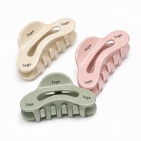 Newyeah Vente en gros Pince à cheveux en acétate de cellulose couleur unie avec logo personnalisé, maintien solide, accessoires pour cheveux femme OEM ODM