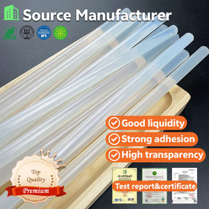 מפעל אספקת ישיר שקוף דבק נמסים דבק חם סביבה מהיר אמנות אמנות אמנות שימוש בר סיליקון - Product Image 2