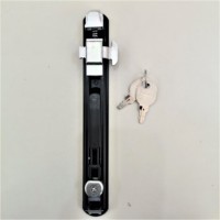 Manija de Ventana Corredera de Aleación de Aluminio, Cerradura de Ventana Domal con Llaves, Manija de Ventana Corredera de Aluminio