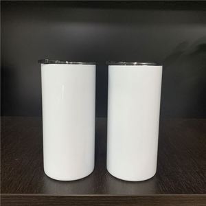 USA Lager Weiße Blanko-Sublimationsbecher, schmal, gerade, 15oz 450ml, für weiße Sublimationstransferdrucke - Product Image 3