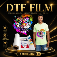 Film numérique DTF Chine 30x60cm pour impression directe sur T-shirts, vêtements et textiles