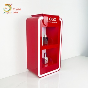 <span class=keywords><strong>Atomiseur</strong></span> acrylique multicouche personnalisé présentoir stand de produits <span class=keywords><strong>électronique</strong></span>s lumineux moderne avec serrure numérique - Product Image 2