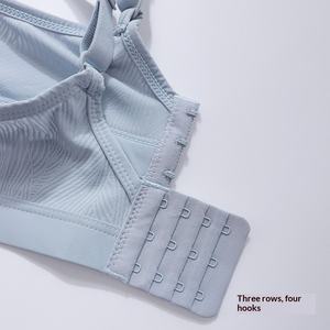 Sujetador Push-Up Inalámbrico de Copa Completa para Mujer, Tallas Grandes, Estilo Europeo-Americano, con Soporte Lateral, Ajustable, Transpirable y Delgado - Product Image 3