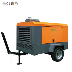 185cfm Skid Diesel Jack Hamer Luchtcompressor 280 Cfm - Product Image 1