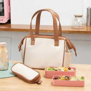 Large Capacity Insulated Lunch Tote Bag Outdoor Reusable <b>Cooler</b> Bag <b>Food</b> Storage Bag for Office Picnic Hiking Beach - Product Image 6