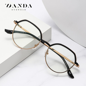 Danda แว่นตา Tb3201กลมขอบมน, แว่นตากันแสงสีฟ้าใส่ได้ทั้งชายและหญิงกรอบน้ำหนักเบา - Product Image 2