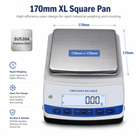 Balance de précision industrielle 0,01 g, 200-5000 g, plateau en acier inoxydable, balance numérique USB RS232, CE, OEM disponible