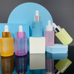 Customized Skincare Colored Empty 30ml 1oz Luxury Serum Oil Dropper Bottle 50 ml Luxury Serum Bottle with Rose Gold Cap - Product Image 2