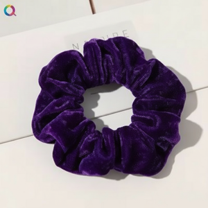 Trending stile coreano pastello ragazze accessori per capelli fiocco fiore corda per capelli di velluto vendita all'ingrosso - Product Image 1