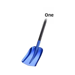 Rastrillo para Nieve de Alta Calidad y Durabilidad, Desmontable sin Herramientas, de 3 Piezas, Color Azul, con Eje Metálico Extensible y Bloqueable de 54-82 cm, Empujador de Nieve para Vehículos - Product Image 1