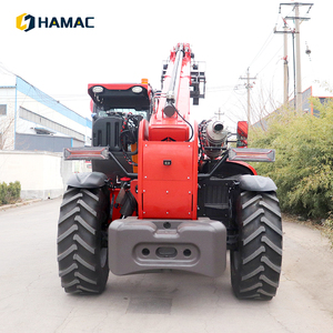 Cargador Telescópico HAMAC de 4 Toneladas, Alcance de 18 m, Montacargas Diésel Todoterreno 4x4 con Neumáticos para Uso en Construcción - Product Image 4