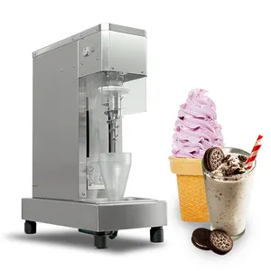 Resfab Yogurt Swirl taladro yogur congelado frutas reales licuadora de helados/remolino congelar helado máquina fabricante