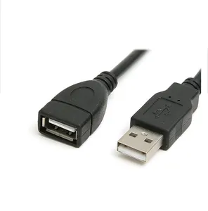 كابل تمديد USB 1.5 متر ، نوع USB2.0 من ذكر إلى أنثى, مع موسع حلقي مغناطيسي للحماية ، بيع بالجملة ، 2.0 متر