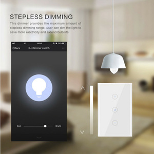 Interruptor de Luz WiFi Inteligente para <span class=keywords><strong>el</strong></span> Hogar, Control por Voz con <span class=keywords><strong>Alexa</strong></span> y Google Home, Android, PC, Aplicación Tuya, Temporizador, Ajuste de Velocidad, Hoteles - Product Image 3