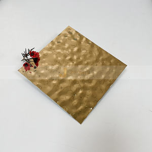 EX026 Série 300 Plaque en acier inoxydable ondulée à effet d'ondulation d'eau 3D, panneau mural de décoration intérieure, panneau de plafond, feuilles élégantes - Product Image 4