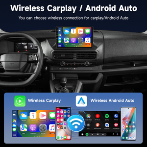 Radio para Auto Podofo de 10'' 4+64G, Qualcomm 8 Núcleos, 2 <span class=keywords><strong>Din</strong></span>, Android, para Fiat Scudo 2024, CarPlay/Android Auto Inalámbrico, WiFi, 4G - Product Image 2
