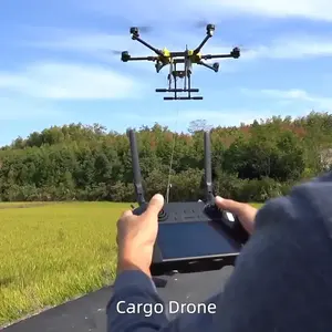 30kg 20kg heavy lift cargo drone with dual camera V5+ X7+ pro long range FPV camera drone food delivery drone