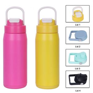 Botella Deportiva Aislada de Acero Inoxidable con Nueva Tapa Fácil de Abrir, para Beber con una Sola Mano, Ideal para Actividades al Aire Libre - Product Image 6