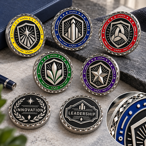 Juego de Monedas Conmemorativas Personalizadas de Aleación de Zinc con Baño de Plata, Diseño a Medida, OEM ODM - Product Image 3