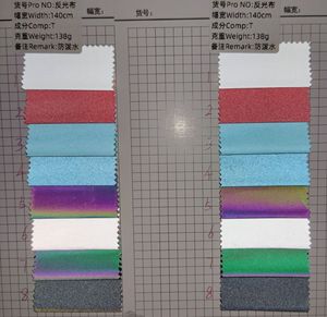 Bán Buôn <span class=keywords><strong>Polyester</strong></span> Ánh Sáng Cao Phản Quang Không Thấm Nước Cầu Vồng Thời Trang Vải Cho Áo Khoác Áo Khoác Quần Áo - Product Image 3