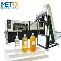 Machine de soufflage automatique de plastique à 4 cavités, souffleur de bouteilles PET multifonction pour bouteilles d'eau minérale et de boissons 330/500/1000 ml