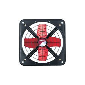 10 pouces noir 220V fonte carré mural ventilateur d'extraction à <span class=keywords><strong>flux</strong></span> axial couvercle à maille unique 1350 tr/min systèmes de <span class=keywords><strong>ventilation</strong></span> à basse vitesse - Product Image 5