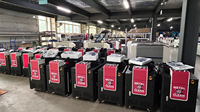 Machine de soudage laser industrielle HWE 4 en 1, soudeuse laser à fibre portative en stock