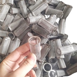 25 50 100 120 150 200 Micron SUS304 316 SS Tubo de filtro de cilindro de malla de alambre de acero inoxidable - Product Image 3