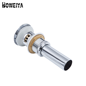 High Quality Hotel Bathroom Faucet Vessel Sink Chrome <strong>Drain</strong> Strainer Pop up <strong>Drain</strong> Water Drainage <strong>with</strong> <strong>Overflow</strong> - Product Image 3