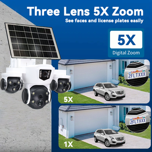 Năng lượng mặt trời an ninh máy ảnh 4G không dây ngoài trời, Pan/Tilt 360 ° xem năng lượng mặt trời/Pin Powered Wifi máy ảnh cho an ninh nhà - Product Image 3