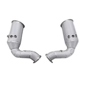 <span class=keywords><strong>Prix</strong></span> usine Downpipe catalytique haute performance pour <span class=keywords><strong>Audi</strong></span> SQ7 <span class=keywords><strong>SQ8</strong></span> RSQ8 avec bouclier thermique d'échappement - Product Image 2