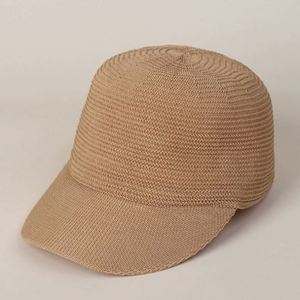 Arrival Summer Breathable Sport <b>Sun</b> <b>Hat</b> Women <b>Men</b> Sunshade Solid Color Simple Knitted Baseball Cap - Product Image 1