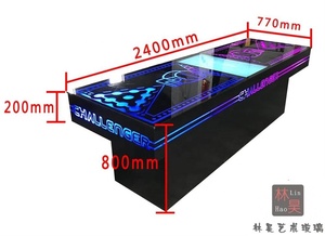 Linhao ngoài trời bia Pong bảng với biểu tượng tùy chỉnh <span class=keywords><strong>led</strong></span> sắt/vật liệu thủy tinh bền đồ gỗ ngoài trời - Product Image 2